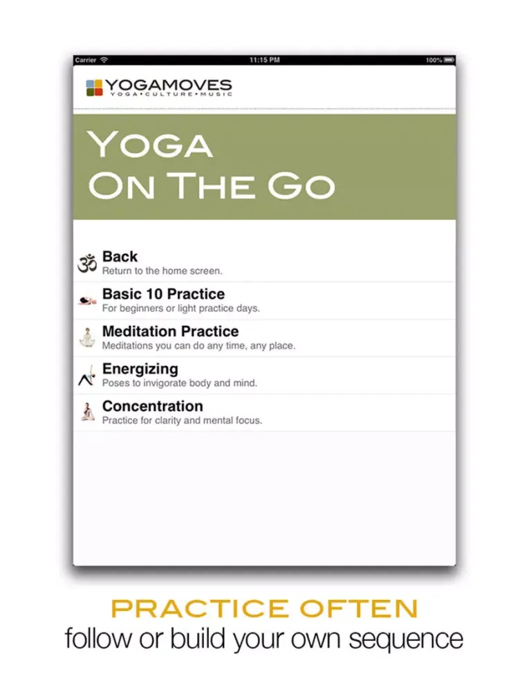 Yoga.Moves iPad 應用截圖