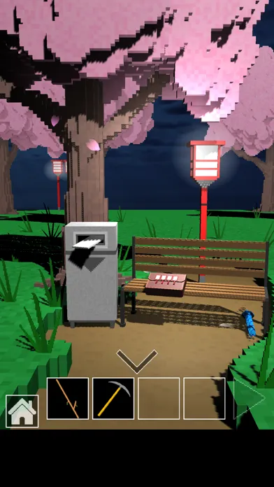 Tangkapan skrin 脱出ゲーム　花吹雪のある方へ