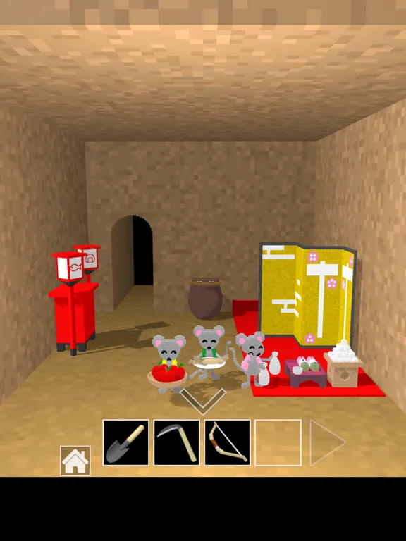 Captures d'écran de 脱出ゲーム　おむすびころりん　昔話からの脱出 iPad 