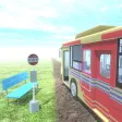 脱出ゲーム　バス停のある道