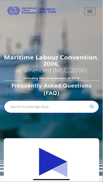 Ảnh chụp màn hình của Maritime Labour Convention2006