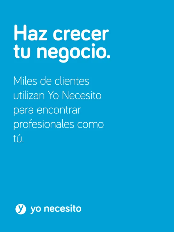 Tangkapan skrin Yo Necesito iPad 