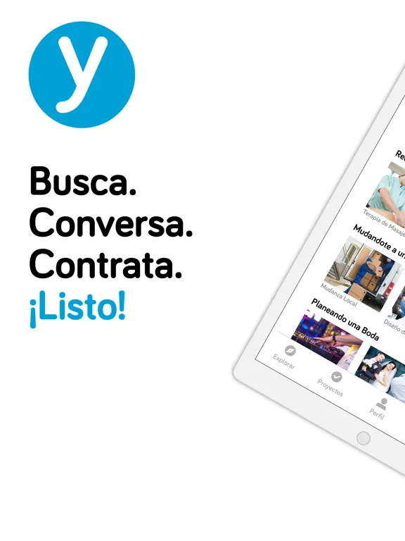 Tangkapan skrin Yo Necesito iPad 