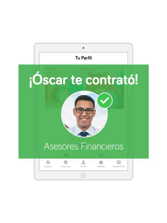 Tangkapan skrin Yo Necesito iPad 