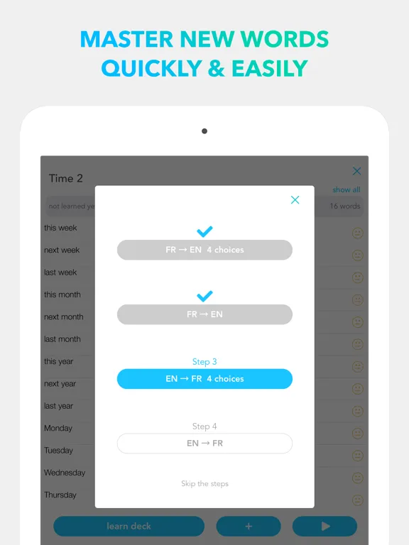 Audily French iPad  Screenshots