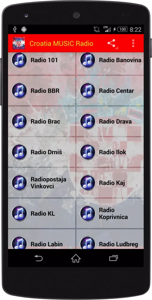 Zrzuty ekranu Croatia Radio - Online Music