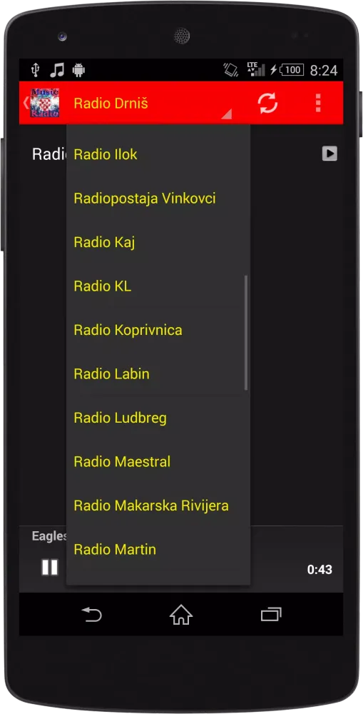 Zrzuty ekranu Croatia Radio - Online Music