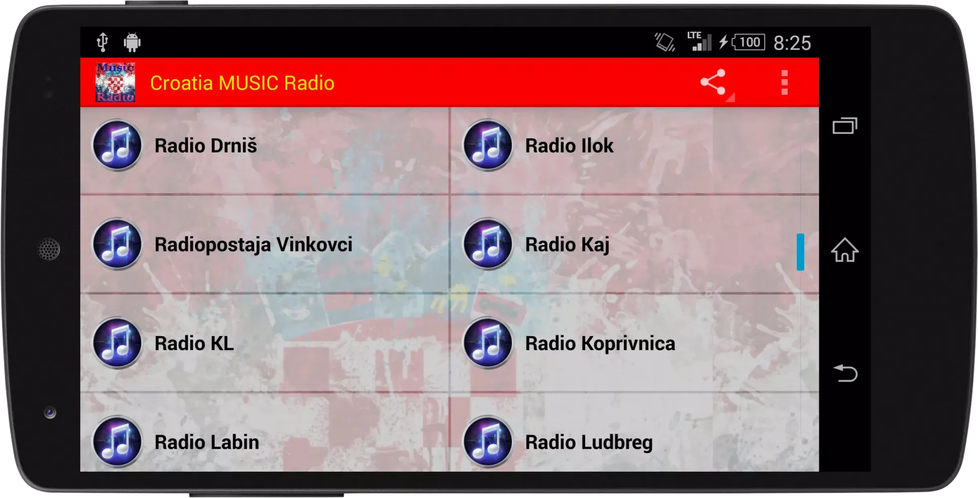 Zrzuty ekranu Croatia Radio - Online Music