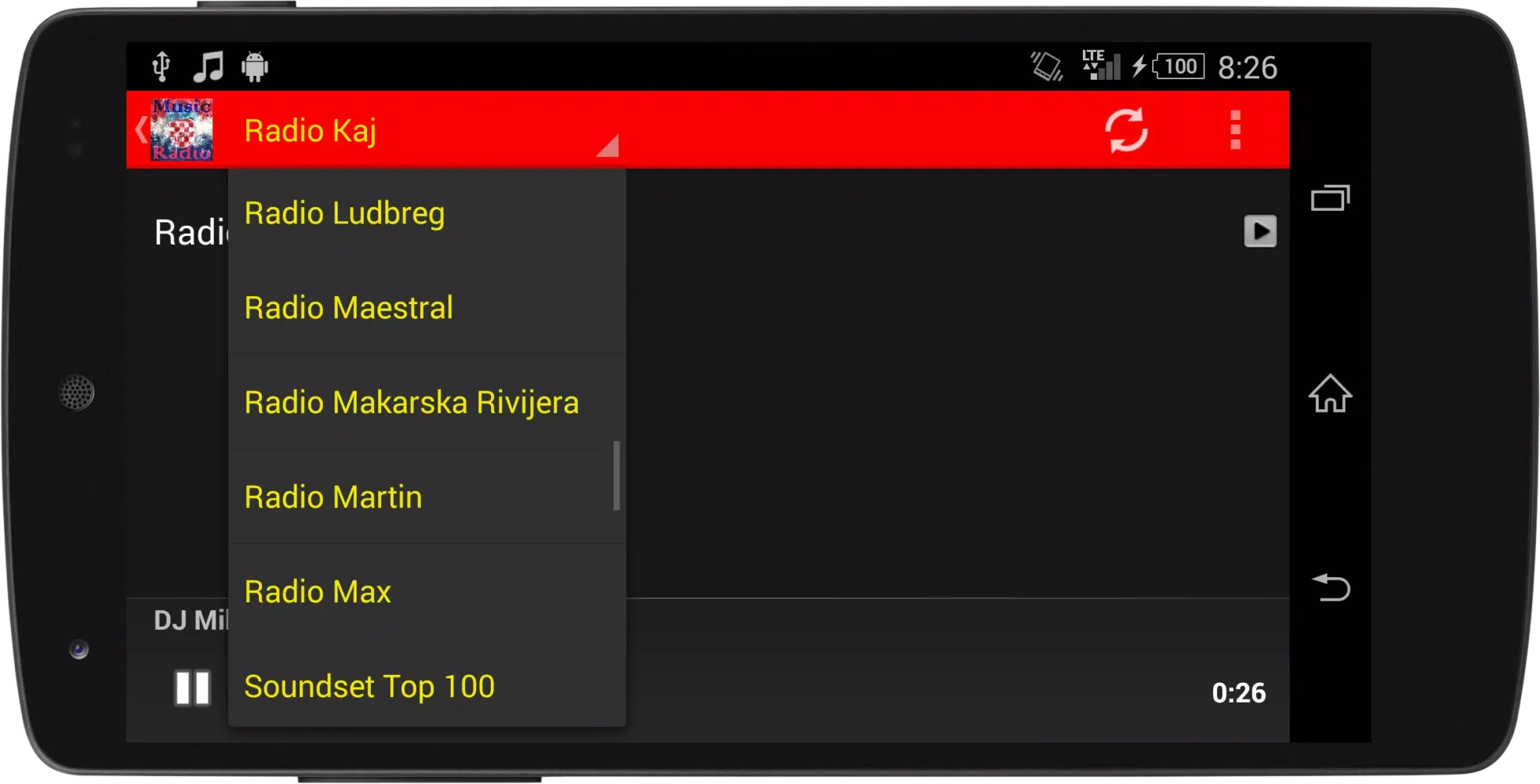 Zrzuty ekranu Croatia Radio - Online Music