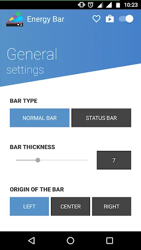 Capturas de pantalla de Energy Bar - A pulsating Batte