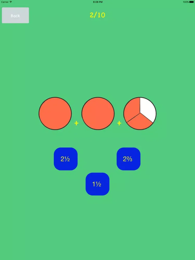 Your Fractions - Essential Math App for kids iPad 应用截图