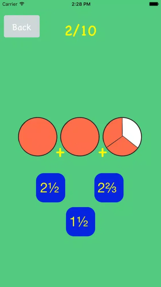 Your Fractions - Essential Math App for kids应用截图