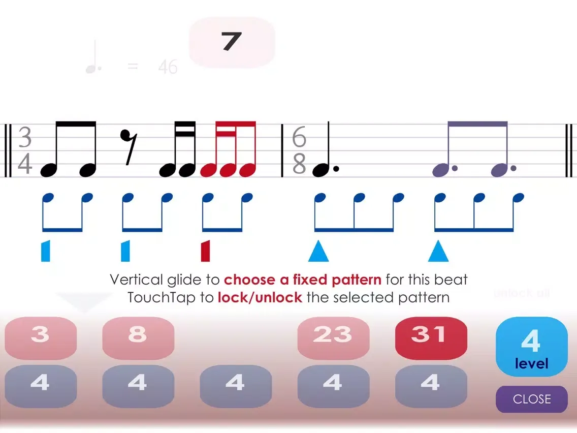 Capturas de pantalla de YouRhythm — Catch the Rhythm on the Fly iPad 