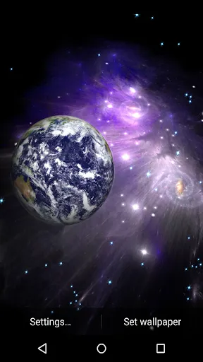 3D Galaxy Live Wallpaper स्क्रीनशॉट