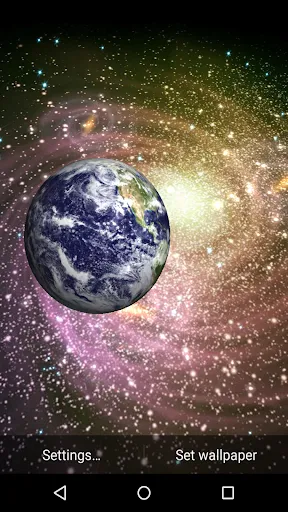 3D Galaxy Live Wallpaper स्क्रीनशॉट