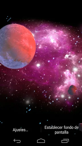 3D Galaxy Live Wallpaper स्क्रीनशॉट
