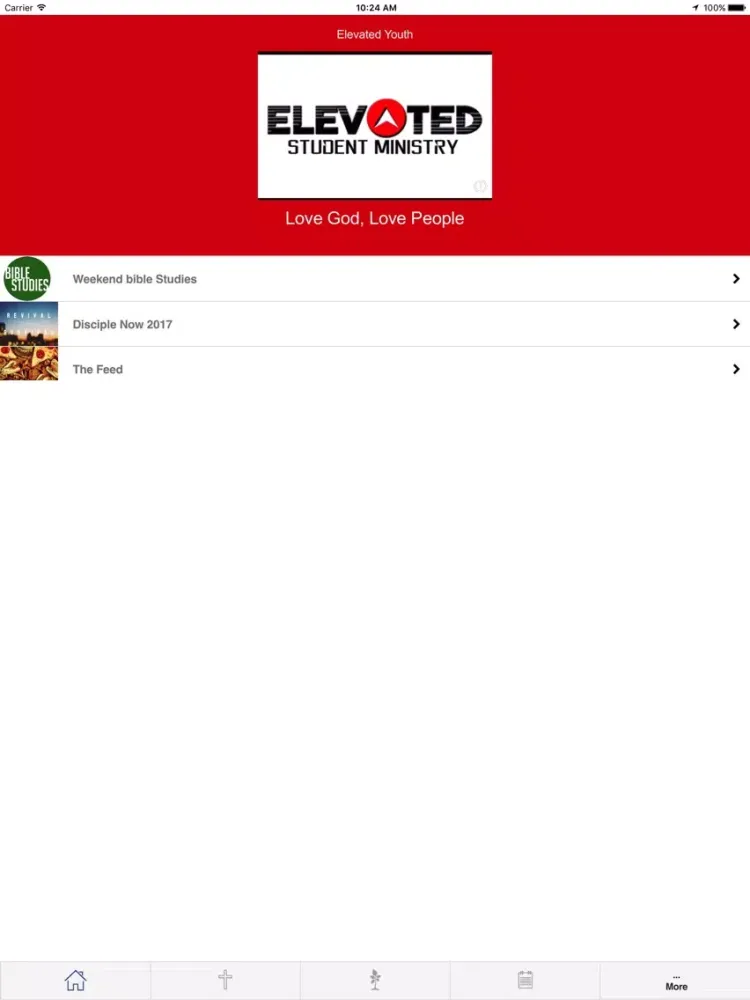 Elevated Youth Ministry iPad 应用截图