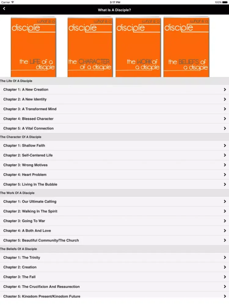 Tangkapan skrin FBC Meridianville Students iPad 