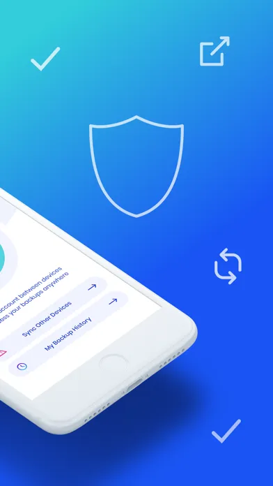 Capturas de tela do Easy Backup.