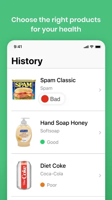 Yuka - Food & Cosmetic Scanner سکرین شاٹس