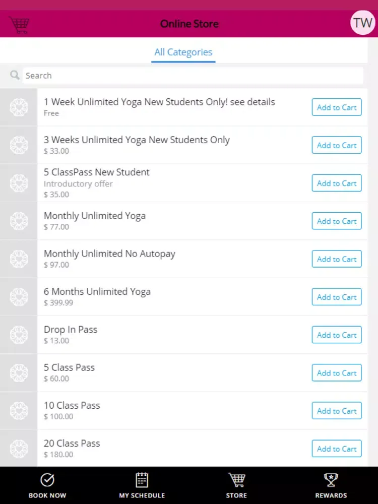 Yucca Valley Yoga iPad  سکرین شاٹس