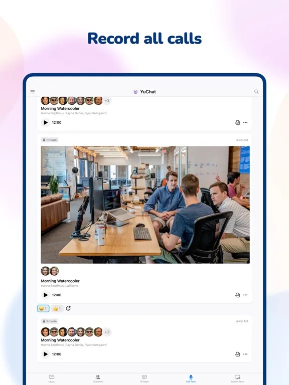 تصاویر YuChat Business Communication iPad 
