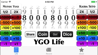 Скриншоты YGO life - a duel life counter