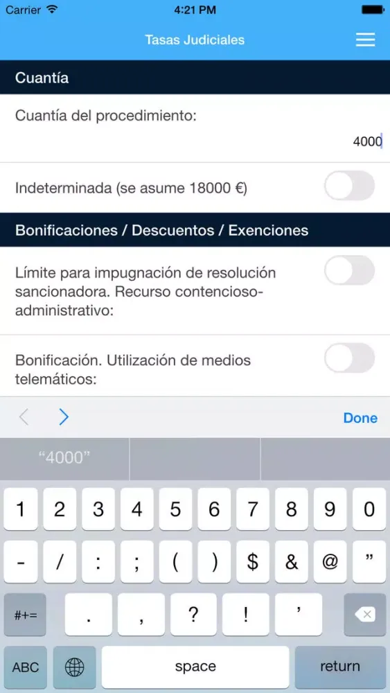 تصاویر Calculo de tasas judiciales