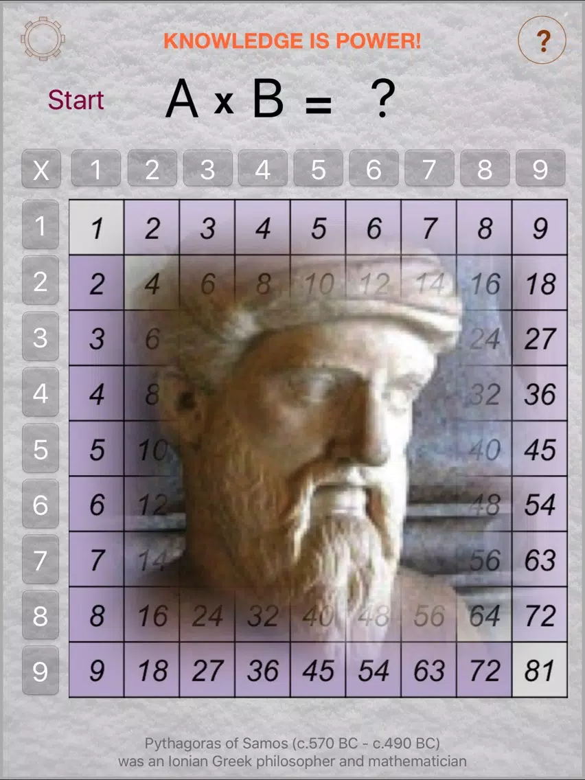 Table of Pythagoras iPad  Ekran Görüntüleri