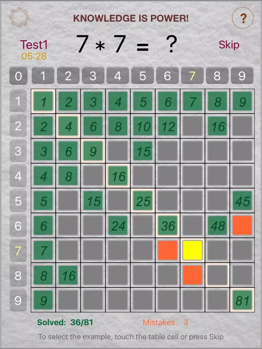 Table of Pythagoras iPad  Ekran Görüntüleri