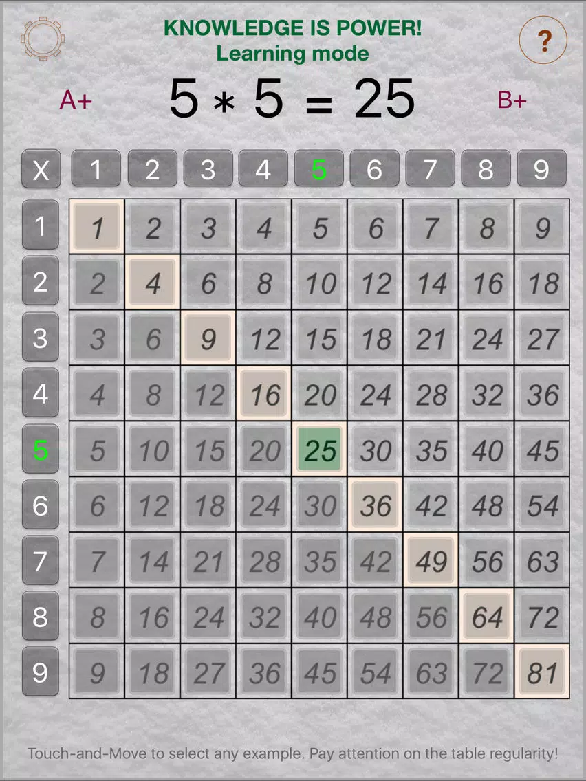 Table of Pythagoras iPad  Ekran Görüntüleri