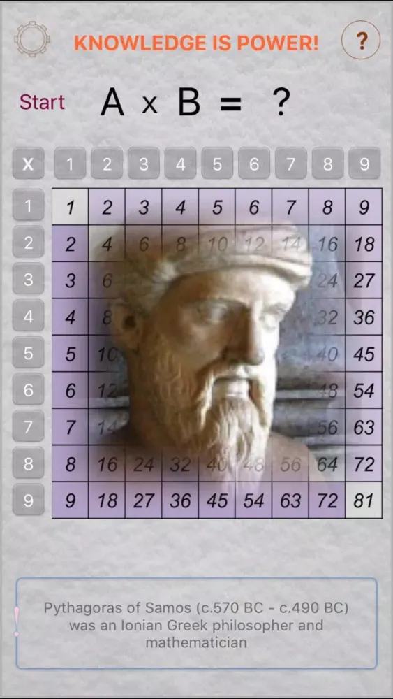 Table of Pythagoras應用截圖