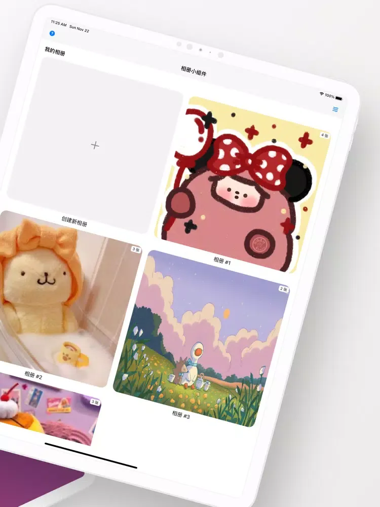 photo widget - album widgets iPad 應用截圖