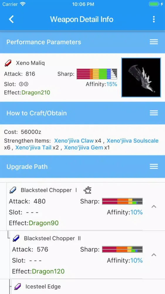 ภาพหน้าจอของ Hunting Encyclopedi for MHW