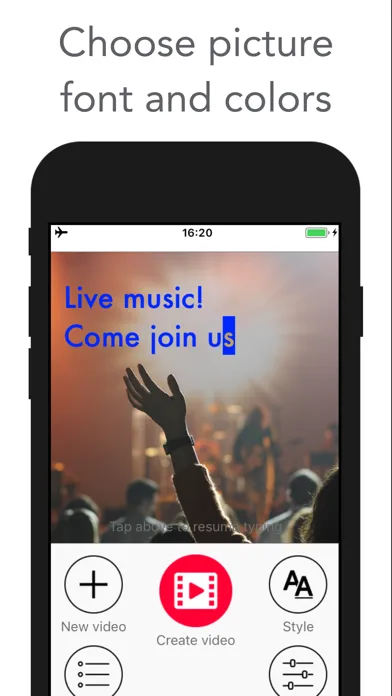 VideoTyper - Typing video Screenshots