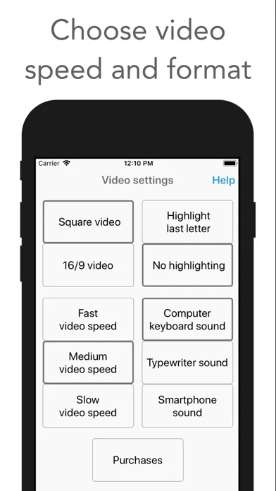 VideoTyper - Typing video Screenshots