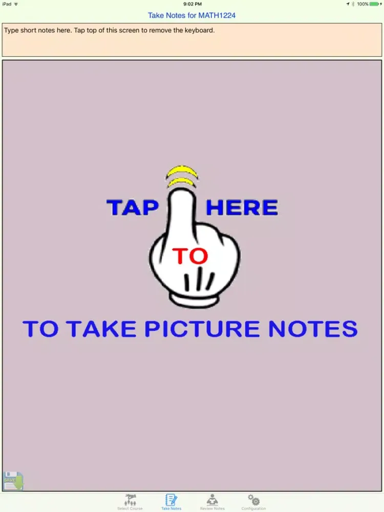 Class Notes Organizer iPad  Screenshots