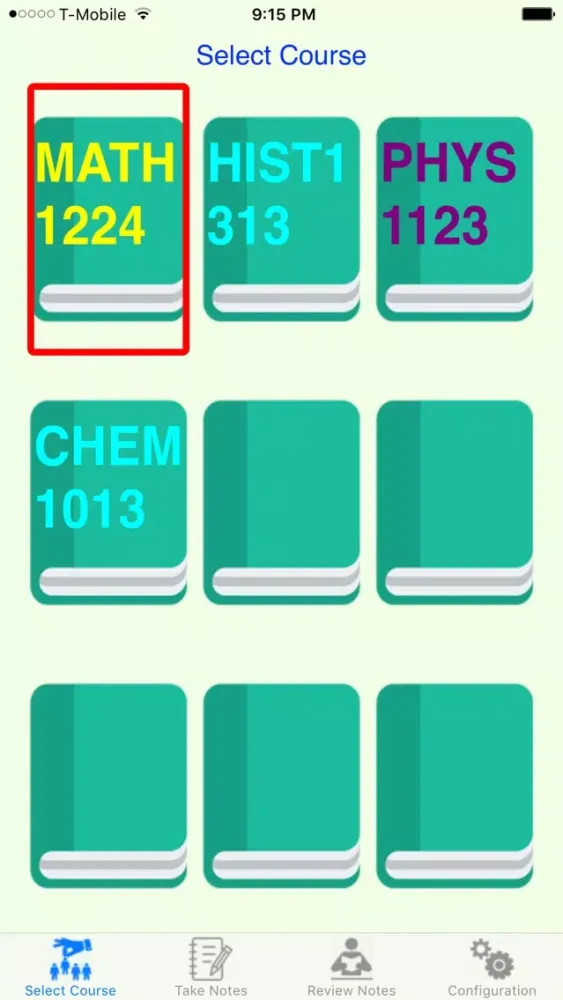 Class Notes Organizer Screenshots