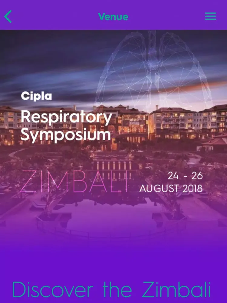 Capturas de pantalla de Cipla Respiratory Events iPad 