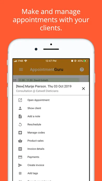 AppointmentGuru MyPractice سکرین شاٹس