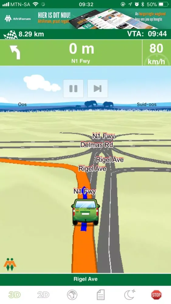 AfriForum GPS Screenshots