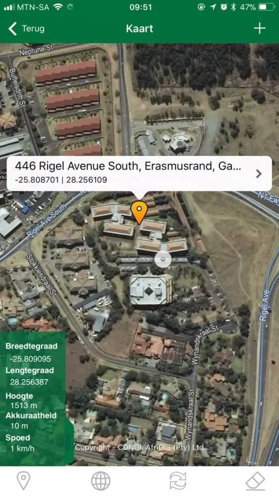 AfriForum GPS Screenshots