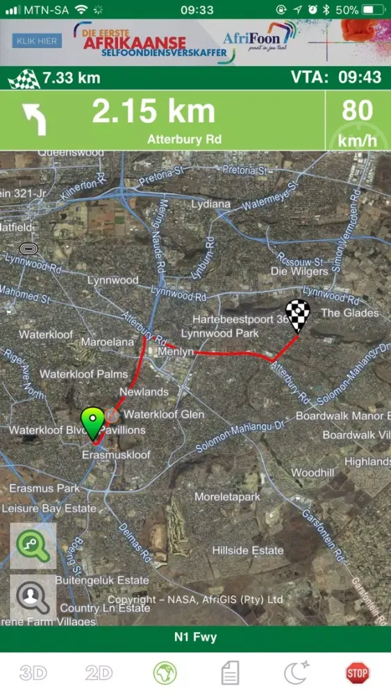 AfriForum GPS Screenshots