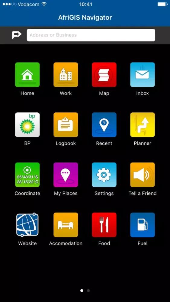 AfriGIS Navigator South Africa Screenshots