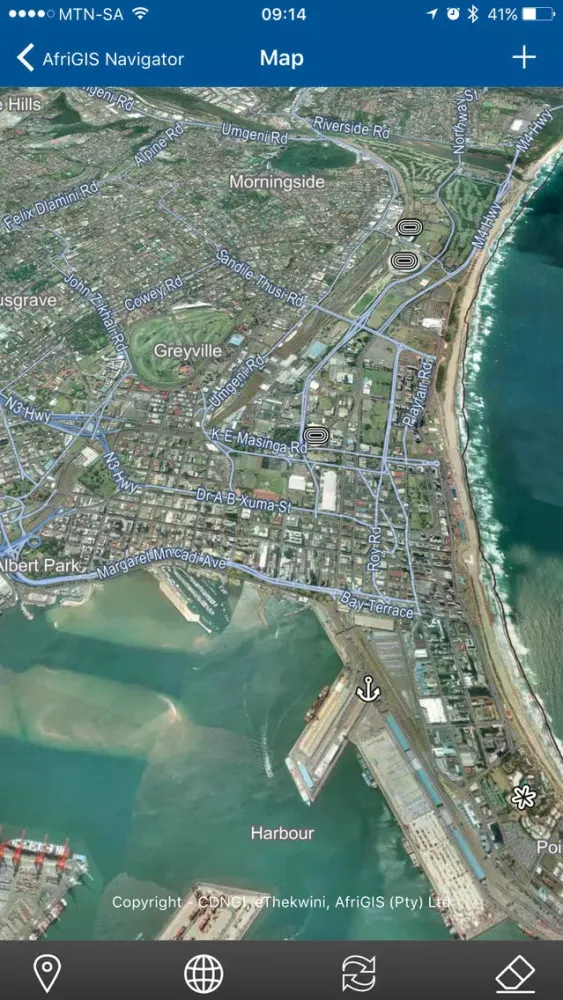 AfriGIS Navigator South Africa Screenshots