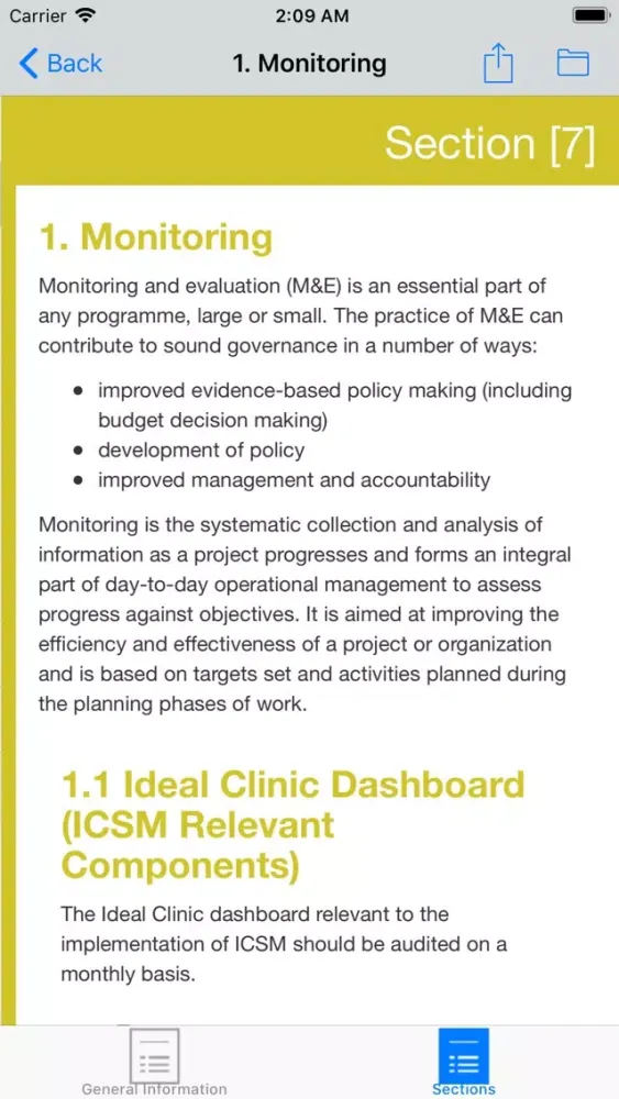 Ảnh chụp màn hình của ICSM Manual