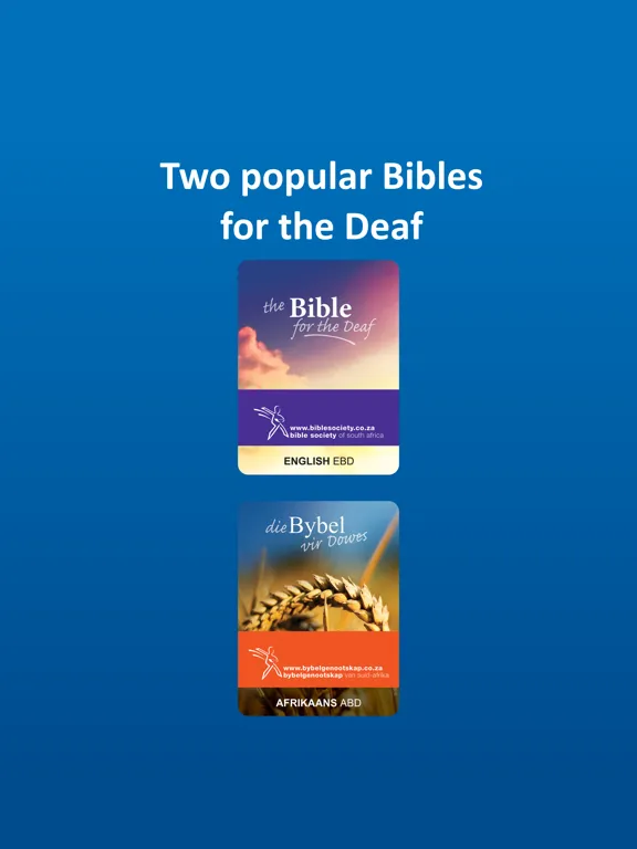 تصاویر Bibles for the Deaf (EBD, ABD) iPad 