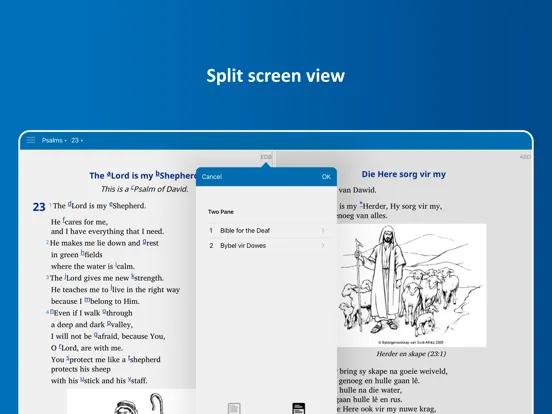 تصاویر Bibles for the Deaf (EBD, ABD) iPad 