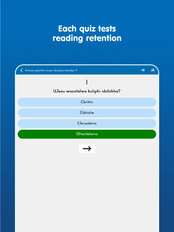 Bible Stories (IsiZulu) iPad 应用截图