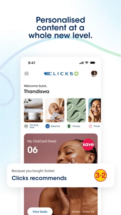 Captures d'écran de Clicks – ClubCard and Pharmacy
